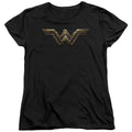 Justice League Wonder Woman Logo Womens T-Shirt
