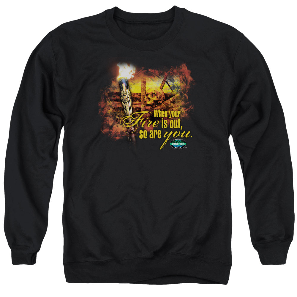 Survivor When Your Fire Is Out Crewneck Sweatshirt