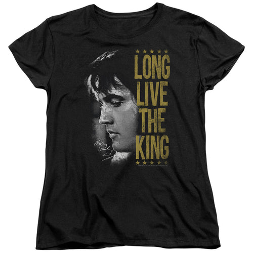 Elvis Presley Long Live The King Womens T-Shirt
