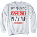 Monopoly My Friends White Crewneck Sweatshirt
