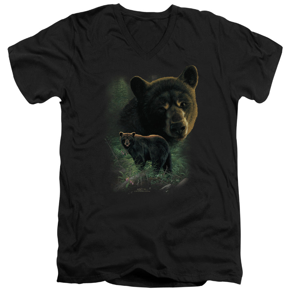 Wild Wings Black Bears V-Neck T-Shirt