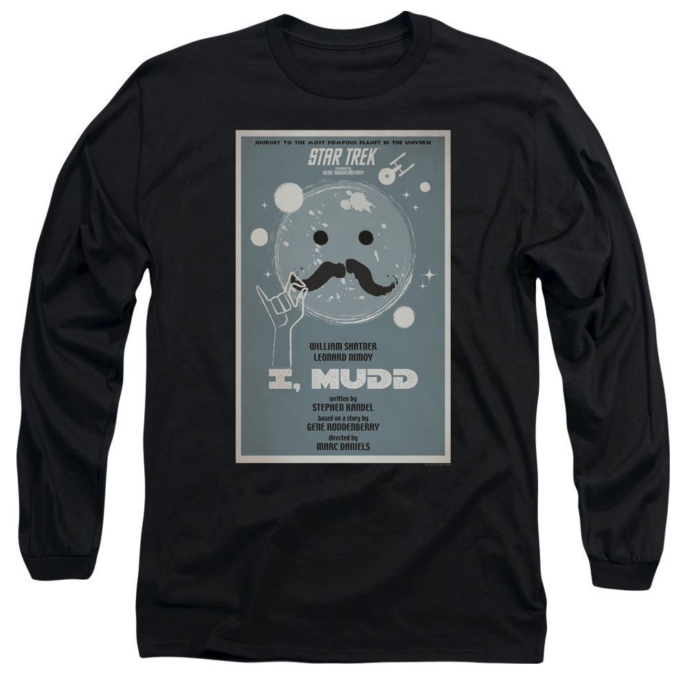 Star Trek Juan Ortiz I Mudd Black Long Sleeve T-Shirt