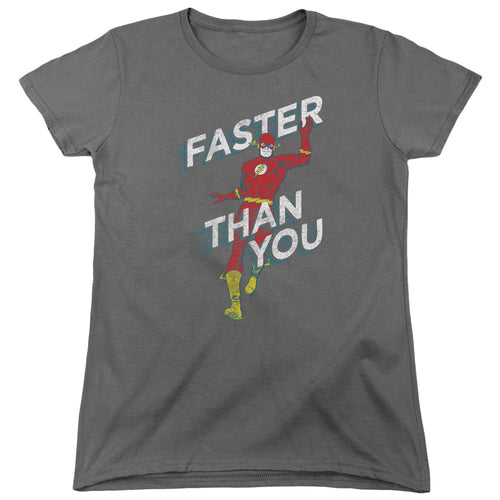 The Flash Faster Than You Womens T-Shirt