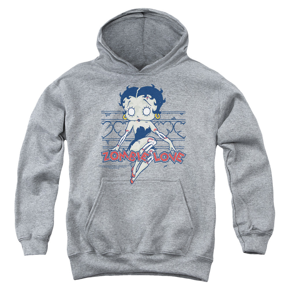 Betty Boop Zombie Pinup Youth Hoodie
