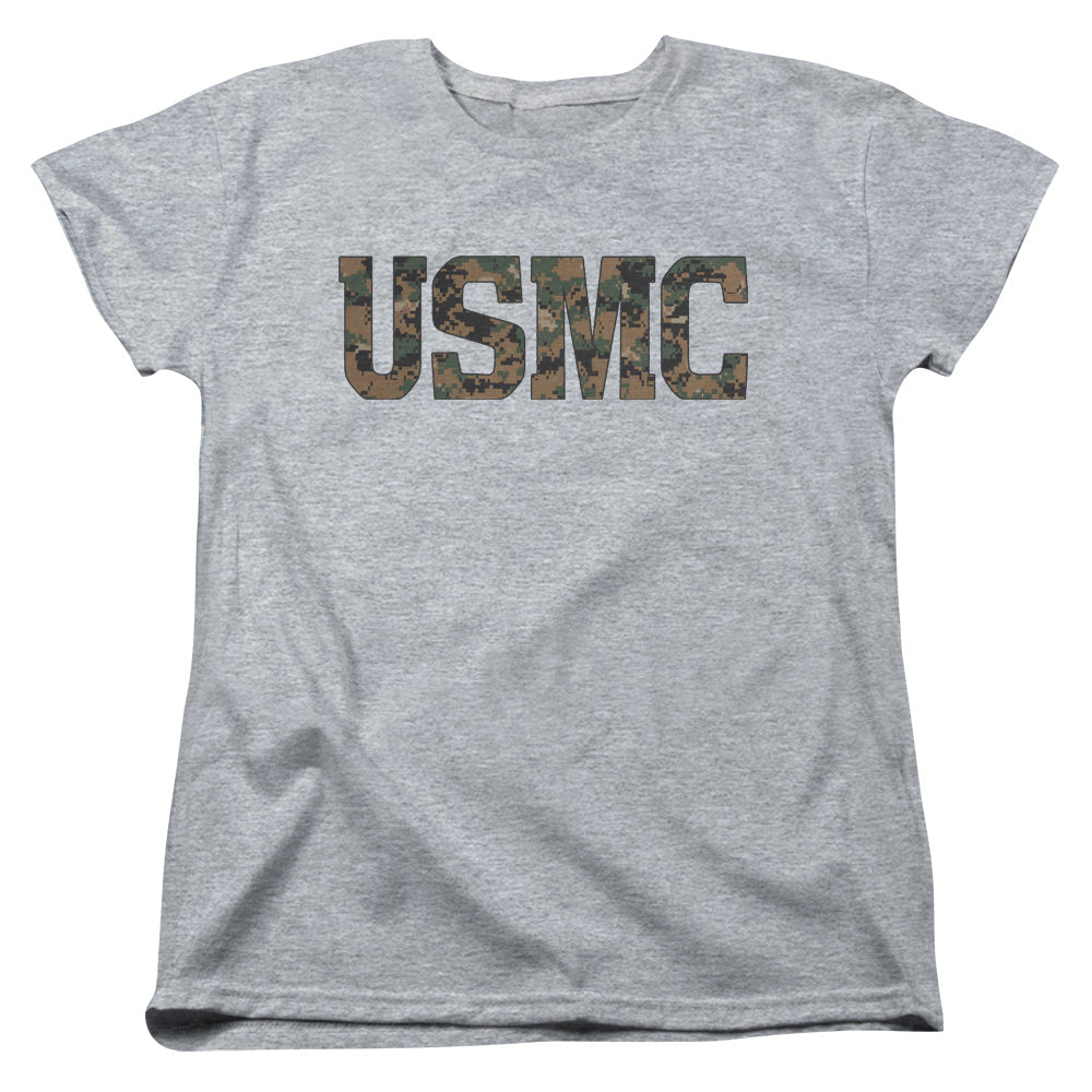 U.S. Marine Corps Camo Fill Womens T-Shirt