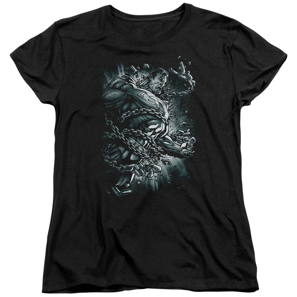 Superman Break Free Womens T-Shirt