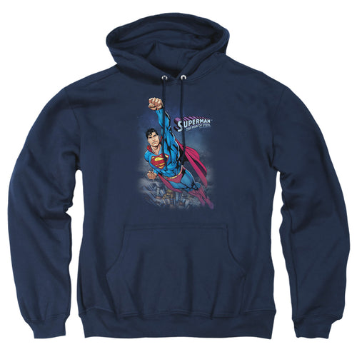 Superman Twilight Flight Pullover Hoodie
