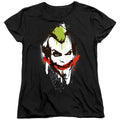 The Batman Joker Big Face Womens T-Shirt