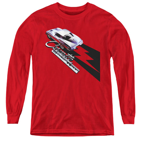 Chevy Split Window Sting Ray Youth Long Sleeve T-Shirt