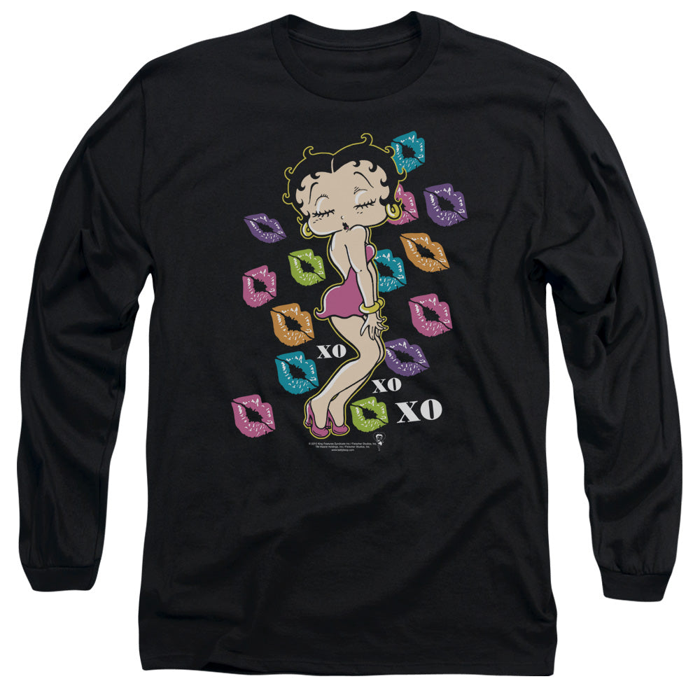 Betty Boop Triple XO Long Sleeve T-Shirt