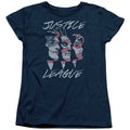 Justice League Justice For America Womens T-Shirt