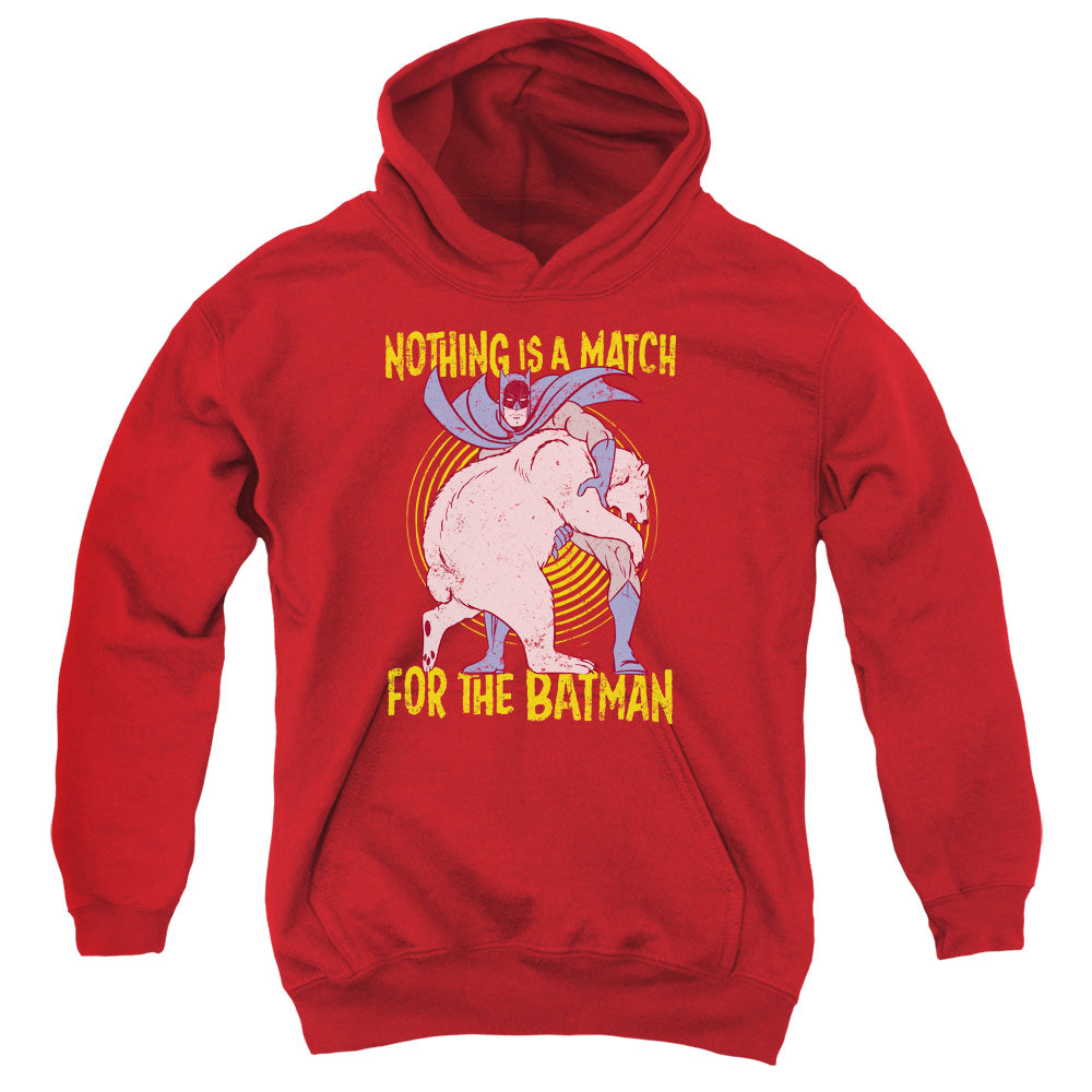 Batman Bear Wrastling Youth Hoodie