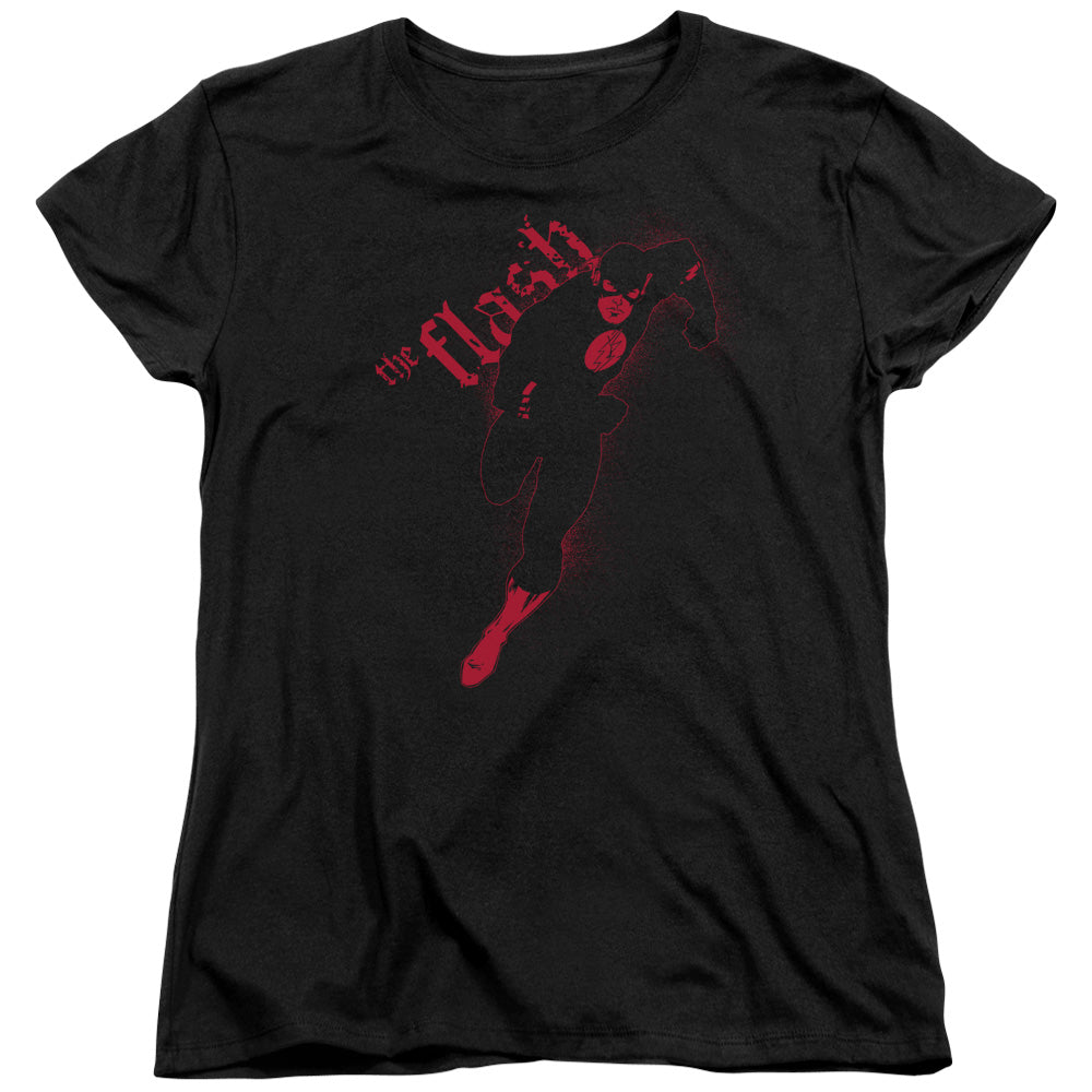Justice League Flash Darkness Womens T-Shirt
