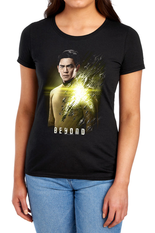 Star Trek Beyond Sulu Poster Womens T-Shirt