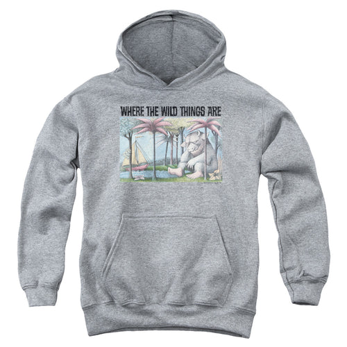 Where the Wild Things Are Cover Art Youth Hoodie