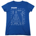 Top Gun Schematic Womens T-Shirt