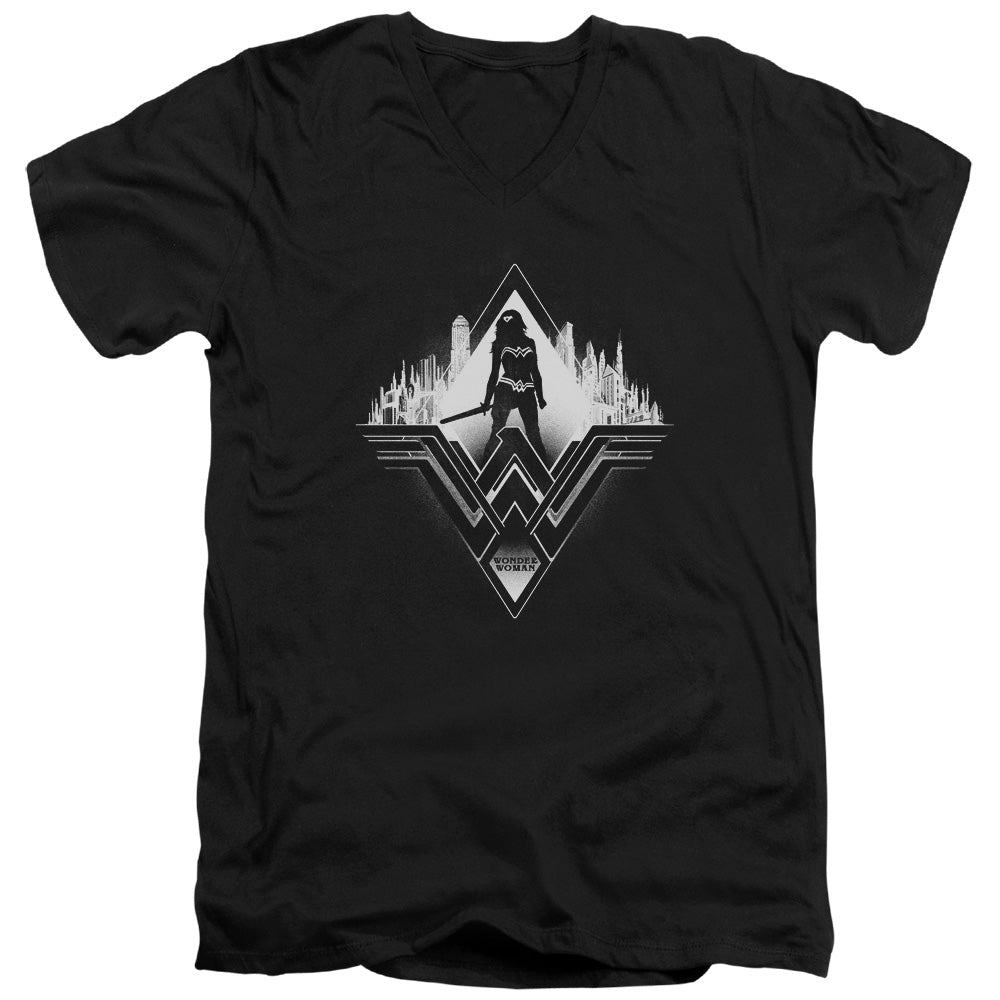Batman v Superman City Warrior V-Neck T-Shirt