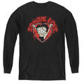 Betty Boop Heart You Forever Youth Long Sleeve T-Shirt
