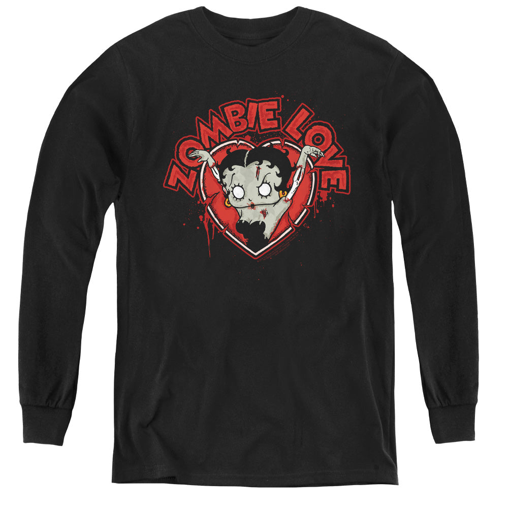 Betty Boop Heart You Forever Youth Long Sleeve T-Shirt