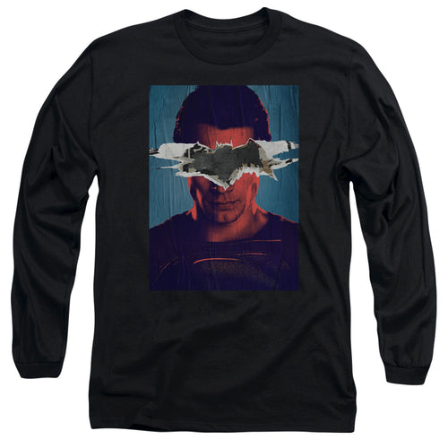Batman v Superman Superman Poster Long Sleeve T-Shirt