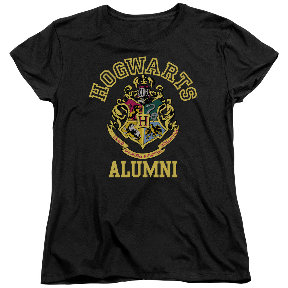 Harry Potter Hogwarts Alumni Crest Womens T-Shirt
