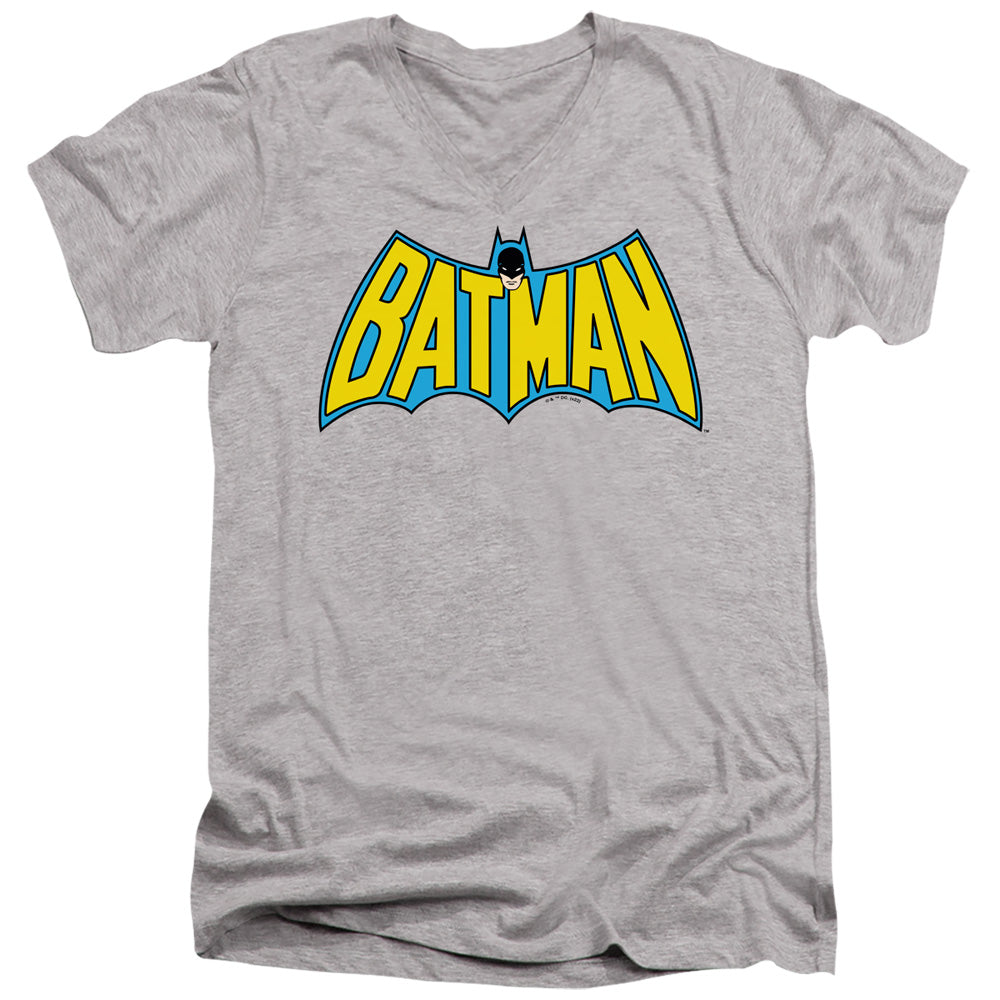Batman Wintage Batman Logo V-Neck T-Shirt