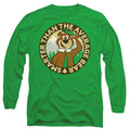 Yogi Bear Smarter Than the Average Bear Badge Long Sleeve T-Shirt