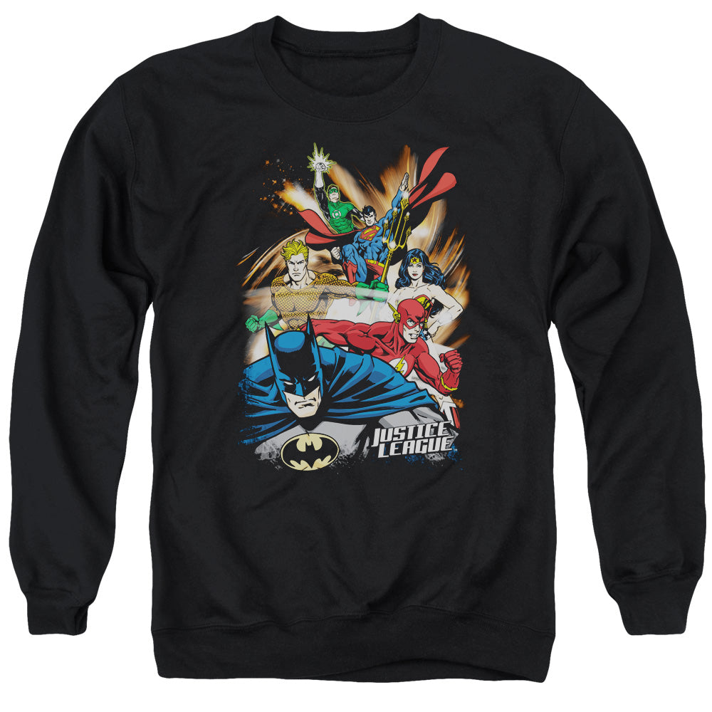 Justice League Starburst Crewneck Sweatshirt