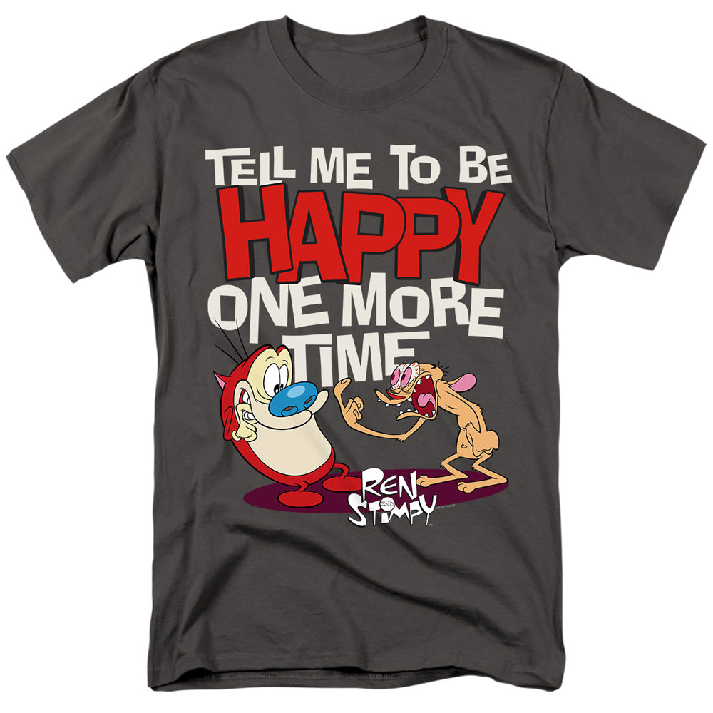 Ren and Stimpy Tell Me to Be Happy T-Shirt