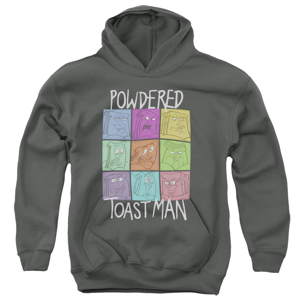 Ren and Stimpy Powdered Toast Man Expressions Youth Hoodie