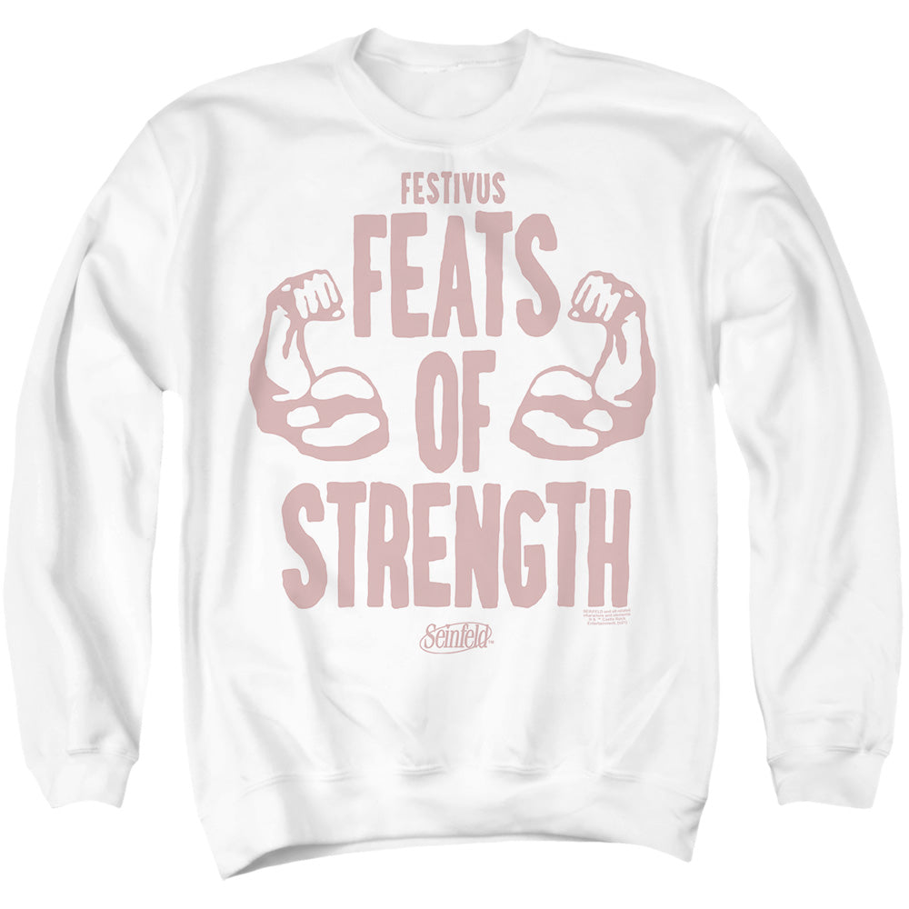 Seinfeld Feats of Strength Crewneck Sweatshirt
