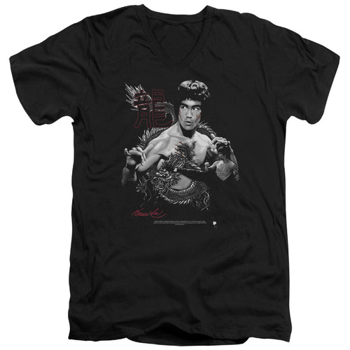 Bruce Lee The Dragon V-Neck T-Shirt