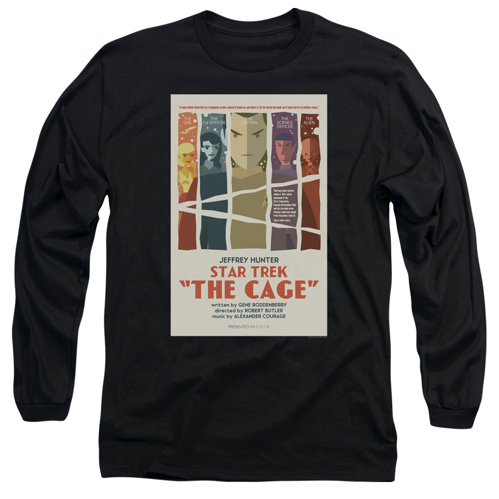 Star Trek Juan Ortiz The Cage Black Long Sleeve T-Shirt