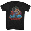 Vintage Badge Masters of the Universe t-shirt in black