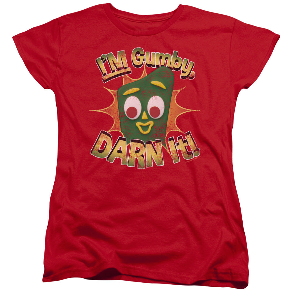 Gumby Darn It Womens T-Shirt