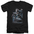 Superman Night Fight V-Neck T-Shirt