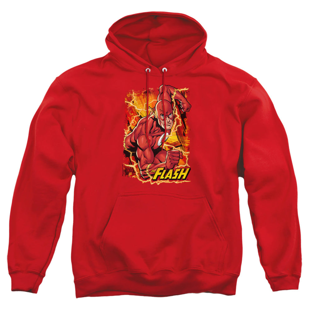 Justice League Flash Lightning Pullover Hoodie