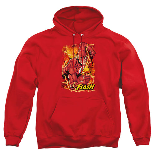 Justice League Flash Lightning Pullover Hoodie