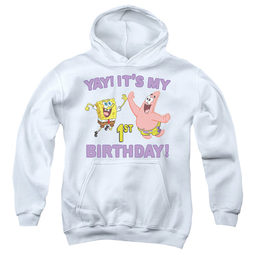 Spongebob Squarepants Yay Birthday Youth Hoodie