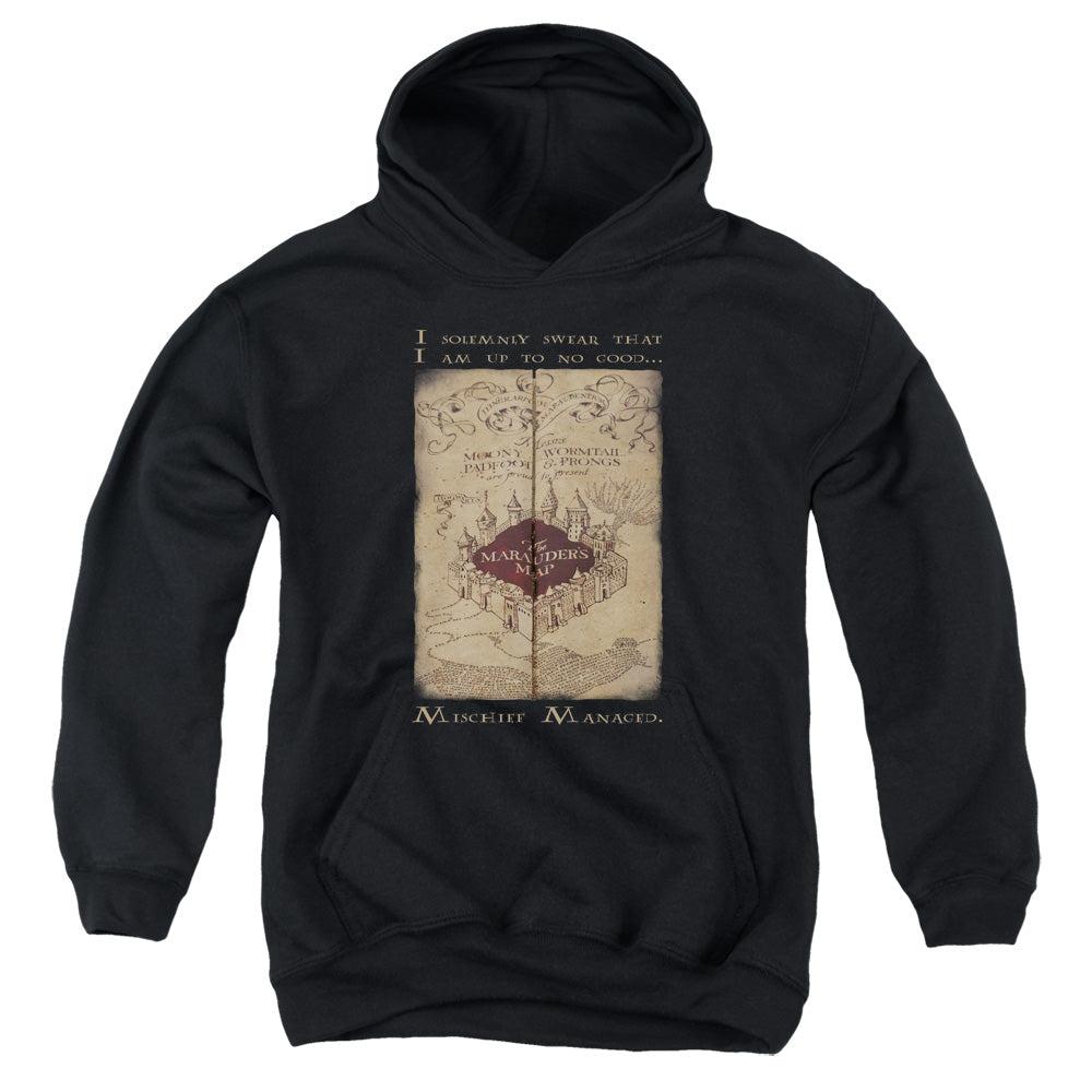 Harry Potter Marauders Map Words Youth Hoodie