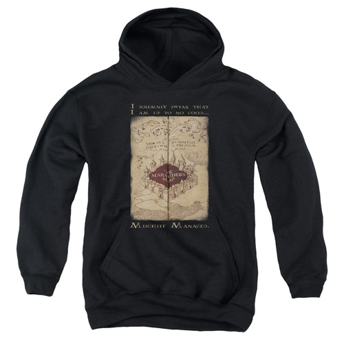 Harry Potter Marauders Map Words Youth Hoodie