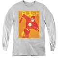 Justice League Simple Flash Poster Youth Long Sleeve T-Shirt