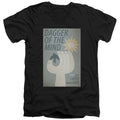Star Trek Dagger of the Mind Black V-Neck T-Shirt