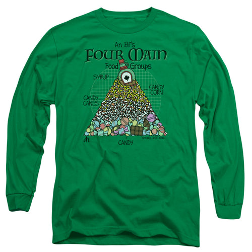 Elf Food Pyramid Long Sleeve T-Shirt