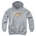 Superman Basketball Shield Youth Hoodie
