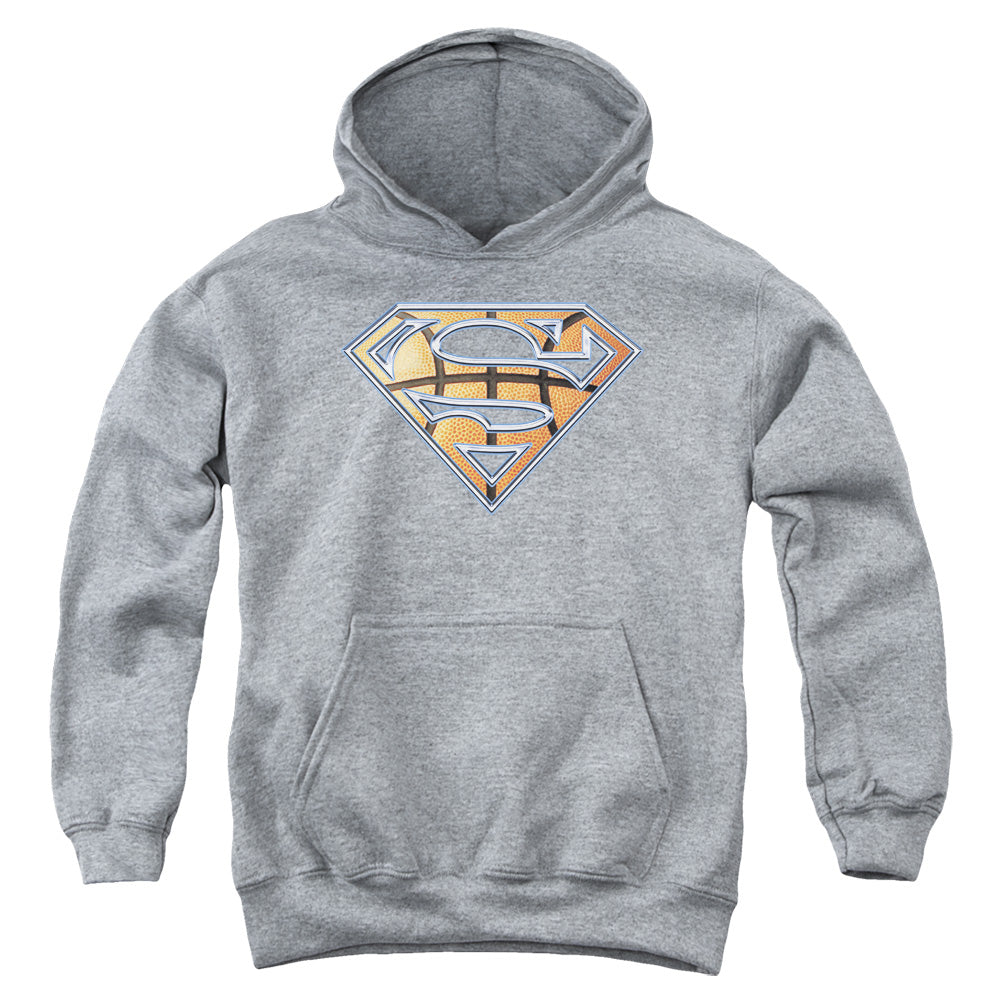 Superman Basketball Shield Youth Hoodie