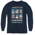 Justice League American League Youth Long Sleeve T-Shirt