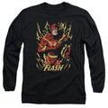 Justice League Flash Flare Long Sleeve T-Shirt