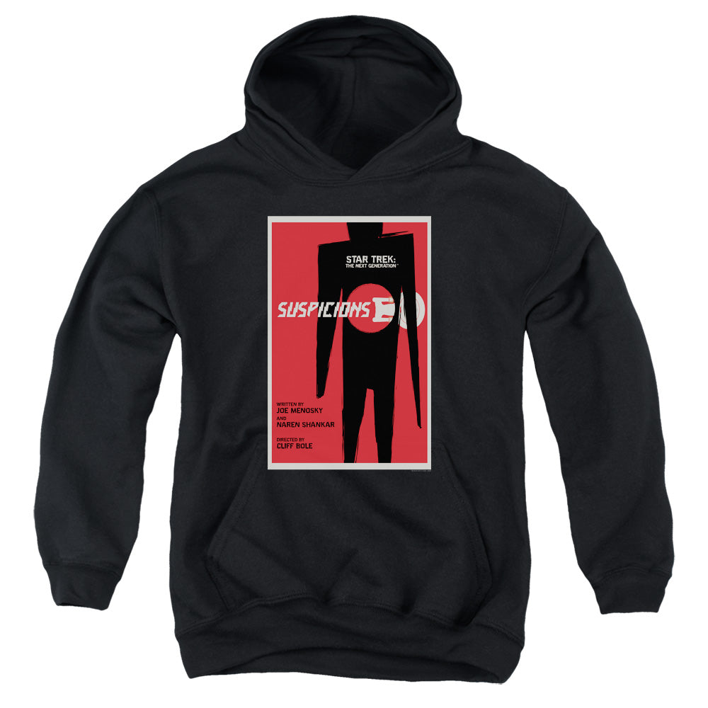 Star Trek Suspicions Black Youth Hoodie