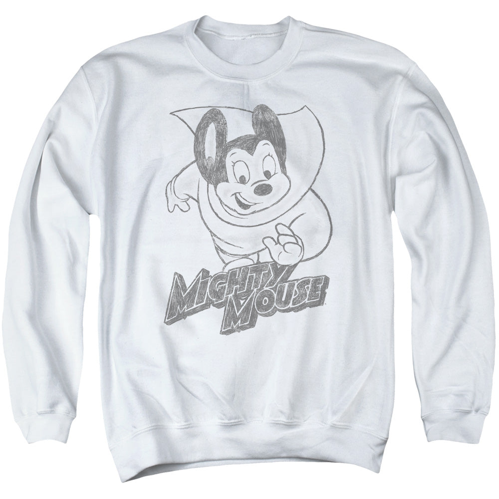 Mighty Mouse Mighty Sketch Crewneck Sweatshirt